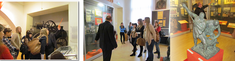 Экскурсия студентов ИГУМО в Музей современной истории России