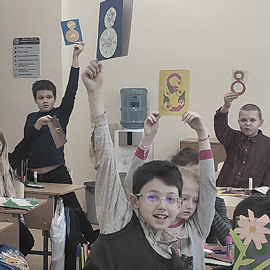 Студенты на практике в школе «Покровский квартал»