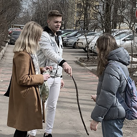 Студенты опробовали методы эко-арт-терапии Студенты опробовали методы эко-арт-терапии