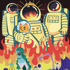 Дизайнеры создали серию плакатов, посвященных космосу Дизайнеры создали серию плакатов, посвященных космосу